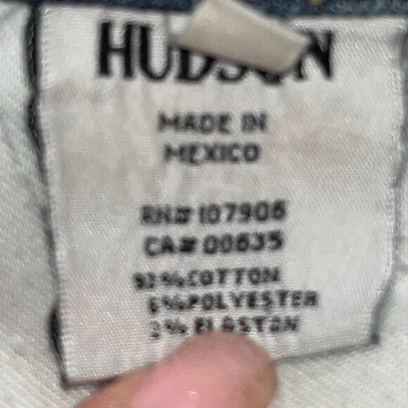 Vintage Y2K HUDSON CROXLEY MID THIGH SHORT - STEEL - Shade A - EUC - Size 25 - Picture 12 of 15